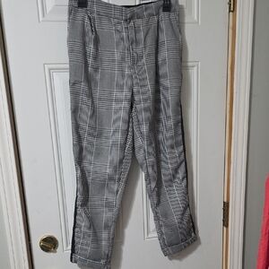 Hype Gray Plaid Pants